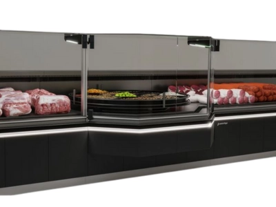 Banco refrigerato angolare per carne e formaggi – Frigo Control Ticino