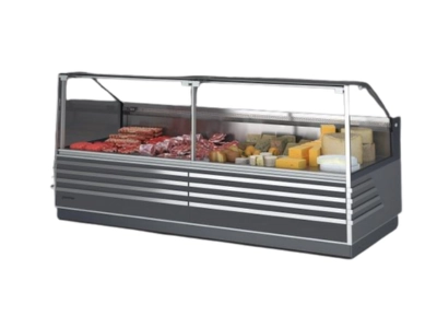 Banco refrigerato con vetrina estesa per carne e formaggi – Frigo Control Ticino