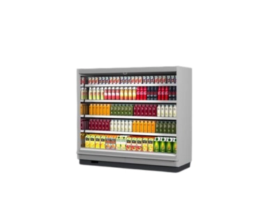 Banco refrigerato nero per bibite – design moderno – Ticino